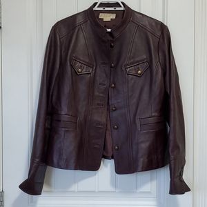 Michael Kors 100% leather jacket
